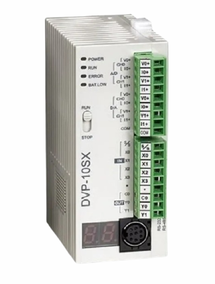 PLC 24VDC 2AI/2AO 4DI/2DO relay DVP10SX11R